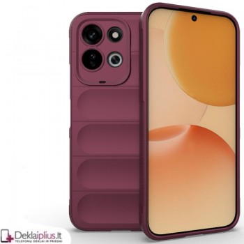 Magic Shield guminis dėklas - bordo spalvos (Xiaomi Redmi 17)